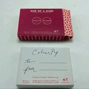 Colourpop one of a kind eye shadow going steady matte pinky promise metallic
